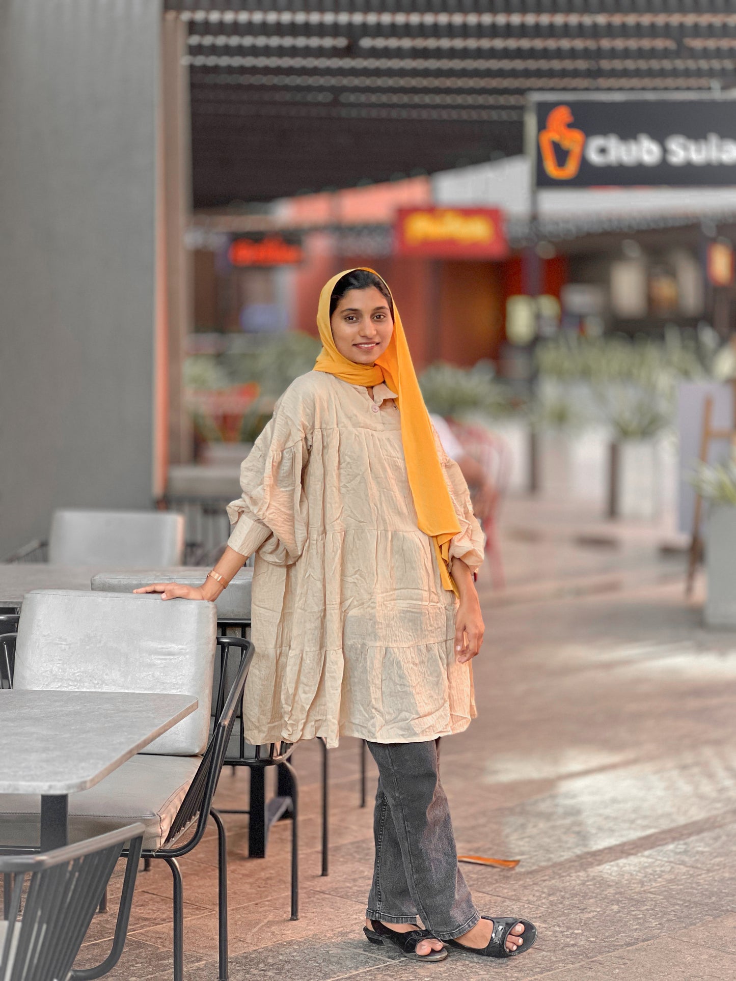 Elegant Flowy Tiered Tunic – Modest & Stylish