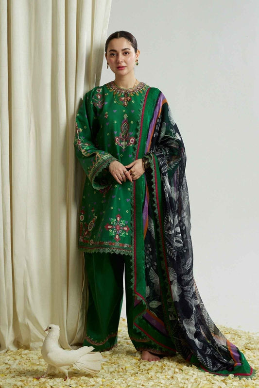 Eid Collection Premium Soft Crepe 3-Piece Printed Suit (M–6XL)