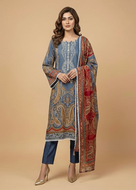 Elegance made easy ✨ A beautifully stitched set with vibrant prints and stunning detailing.