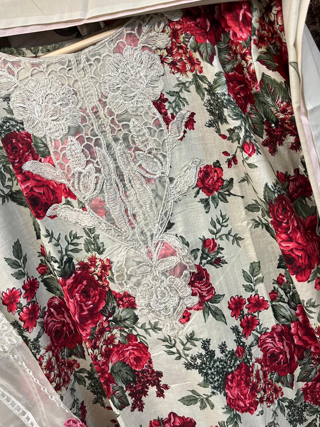Self Embroidery Cotton Beautiful Work Readymade Pakistani Suits
