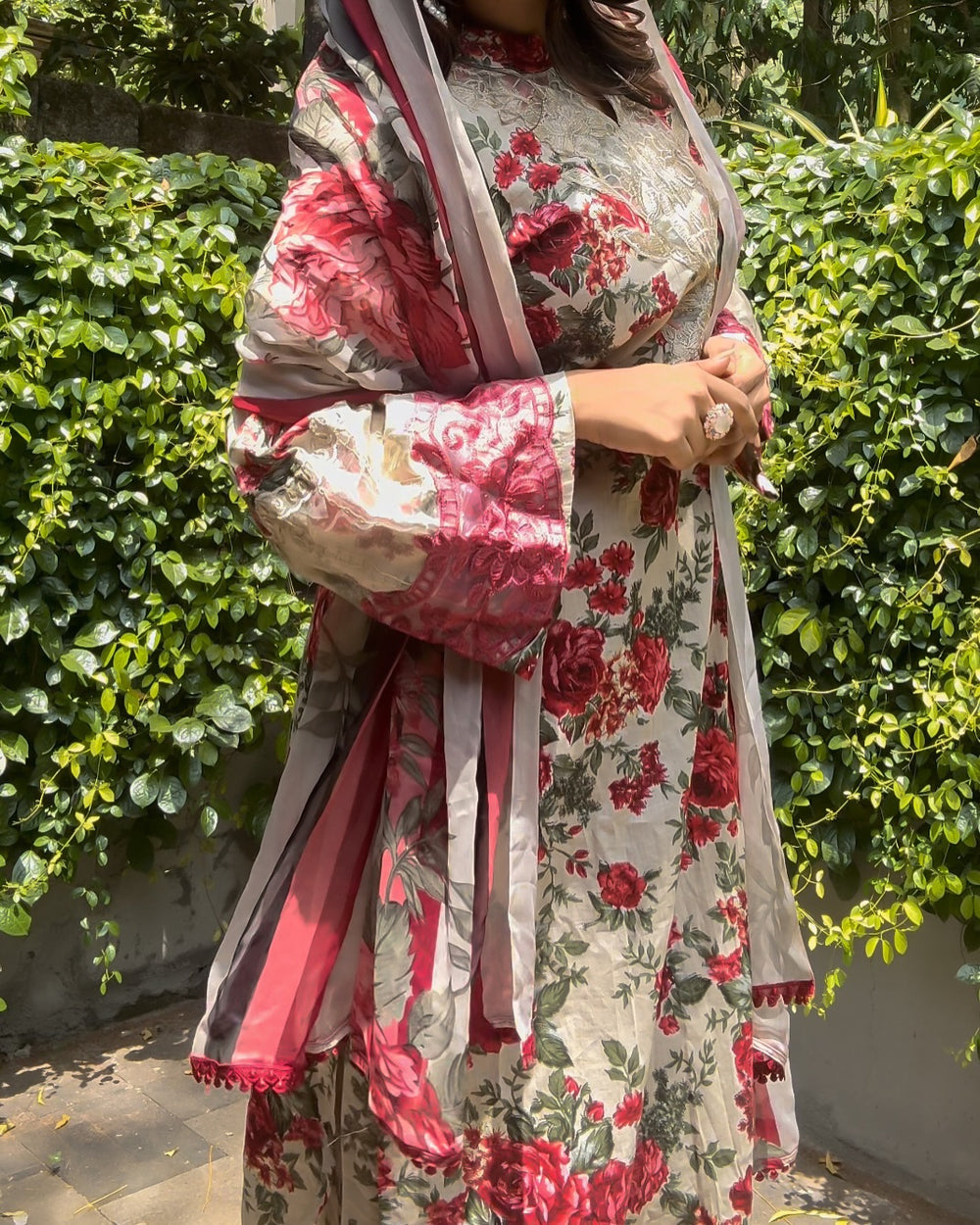 Self Embroidery Cotton Beautiful Work Readymade Pakistani Suits