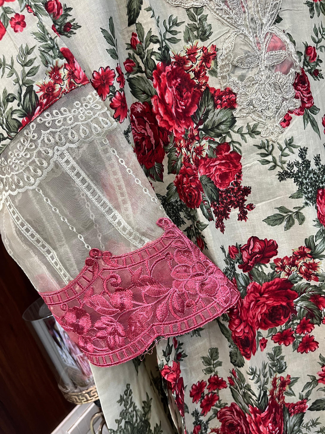 Self Embroidery Cotton Beautiful Work Readymade Pakistani Suits
