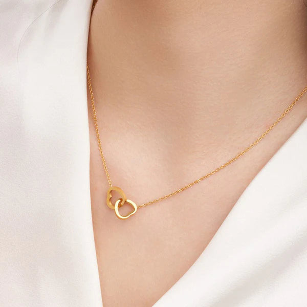 Gold-Plated Anti Tarnish Heart Themed Pendant