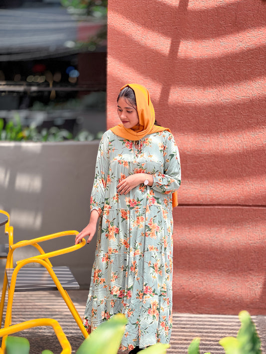 Gown - imported georgette