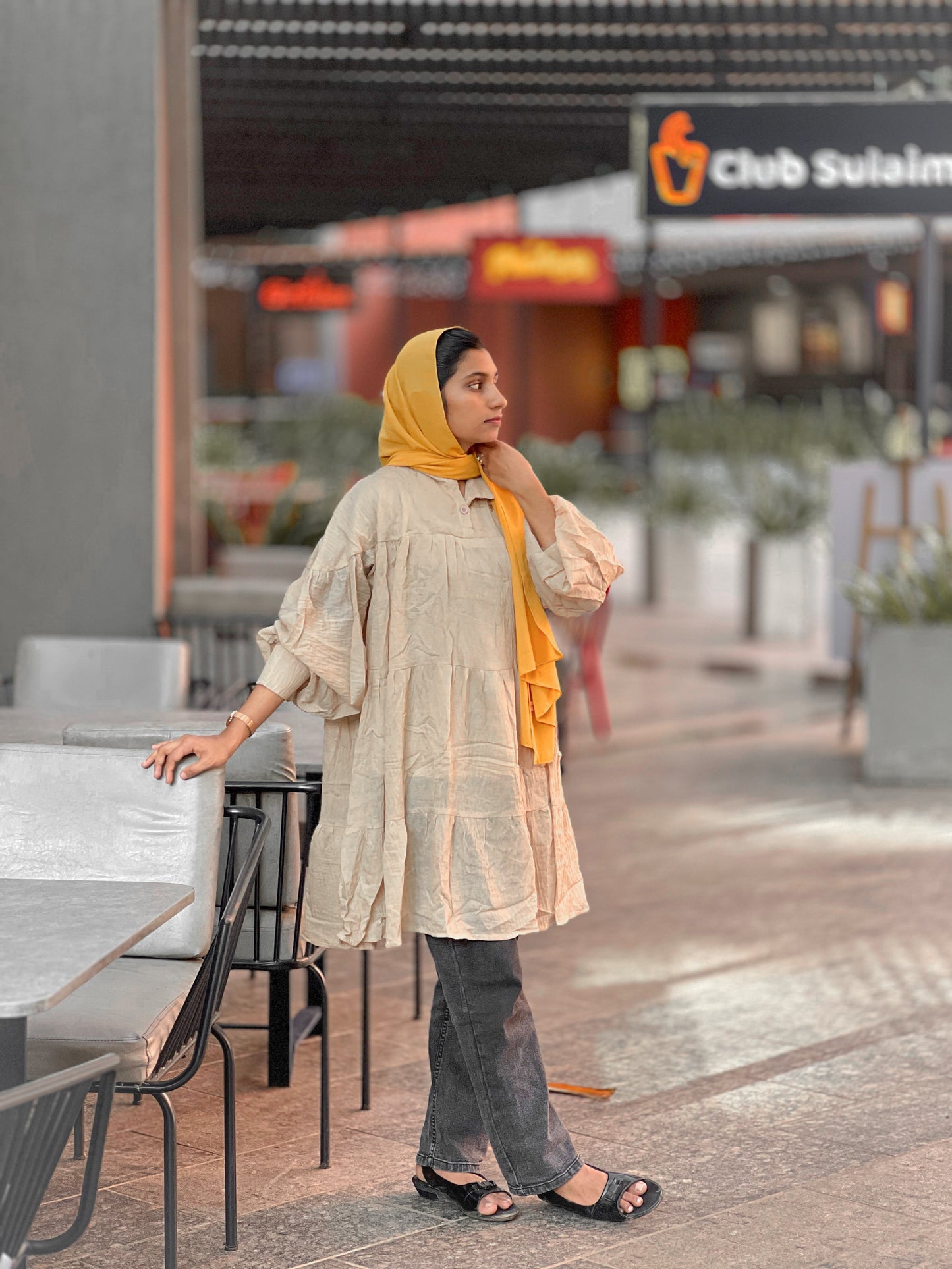 Elegant Flowy Tiered Tunic – Modest & Stylish
